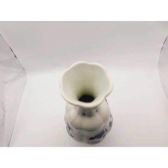 Vintage Koninklijke‎ Goedewagon Hand Painted Vase From Holland